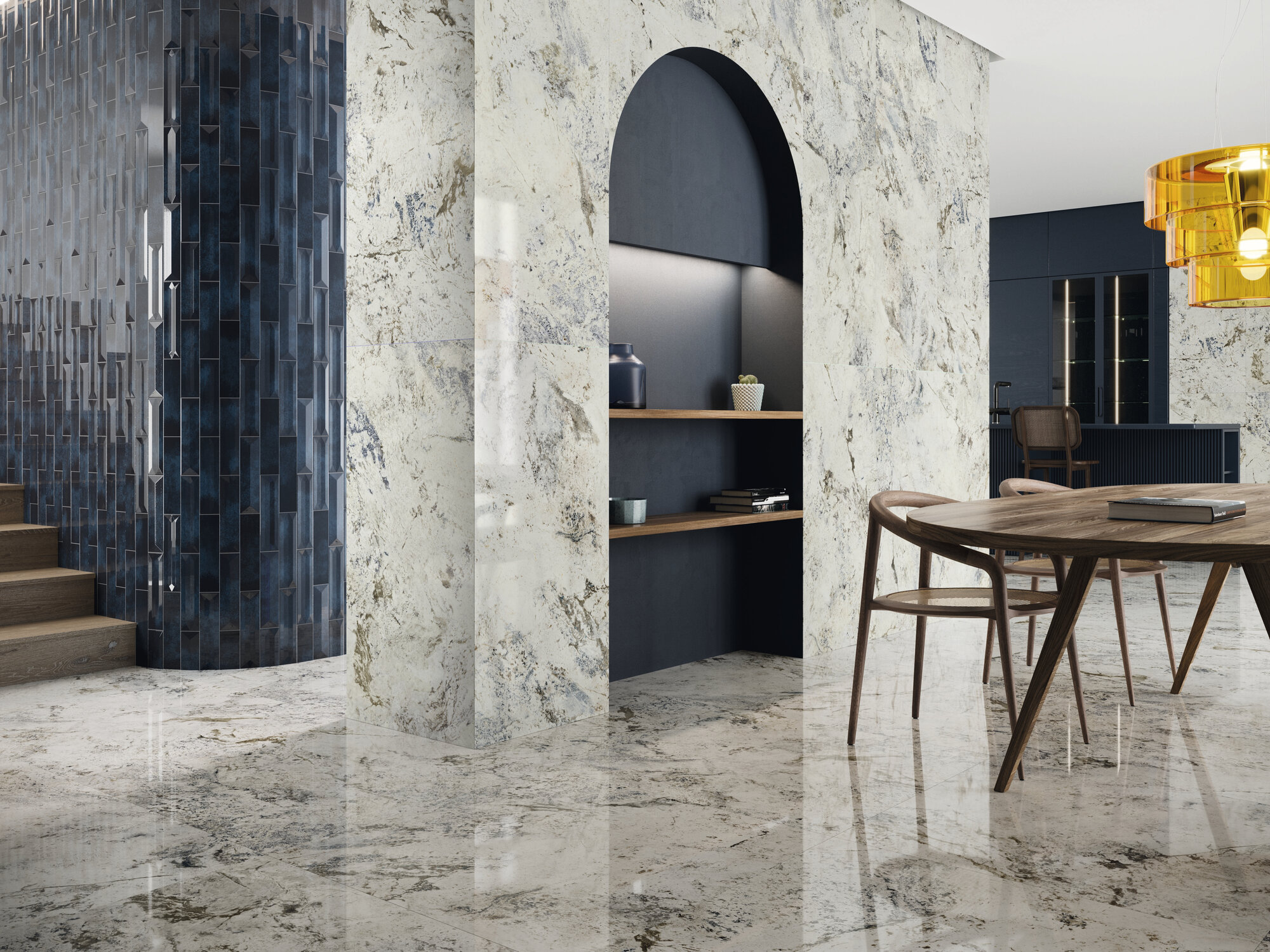 Ape Grupo Коллекция ALPEN QUARTZ Pol 60*120 см (J89) в интерьере